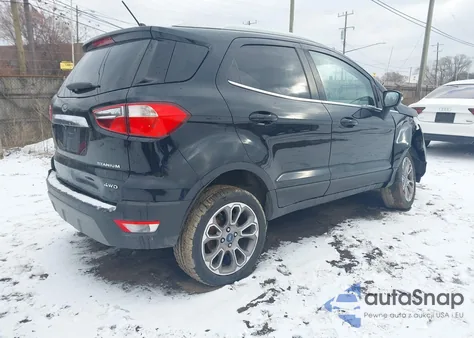 2018 Ford Ecosport Titanium z USA, uszkodzony, nr VIN MAJ6P1WL4JC183003